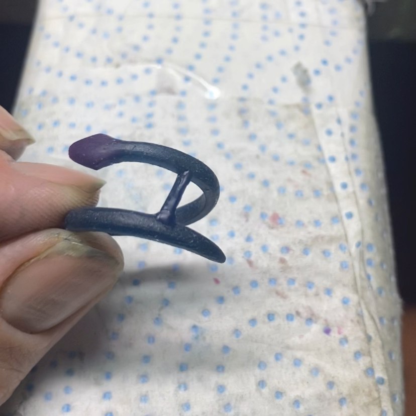 Image is a 24K gold plated minimalist snake ring, handmade by Izaskun Zabala.