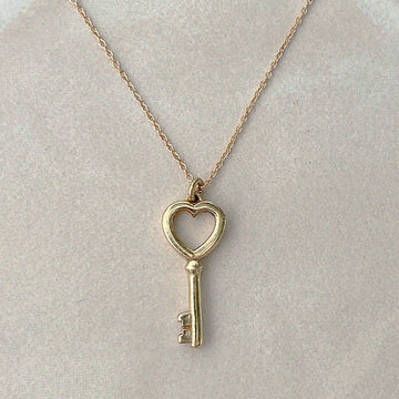 Izaskun Zabala jewelry key pendant delicate necklace